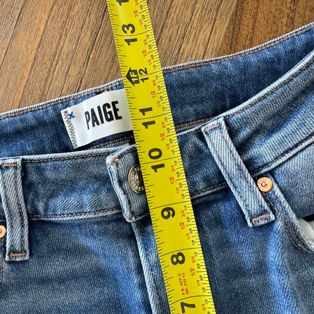 Paige Cindy High-Rise Crop Straight-Leg Jeans - Size 27 - Picture 7 of 9